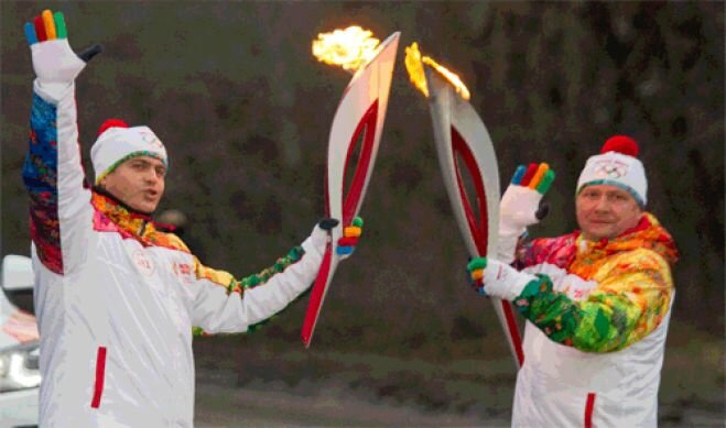 Кузбасс принял эстафету олимпийского огня