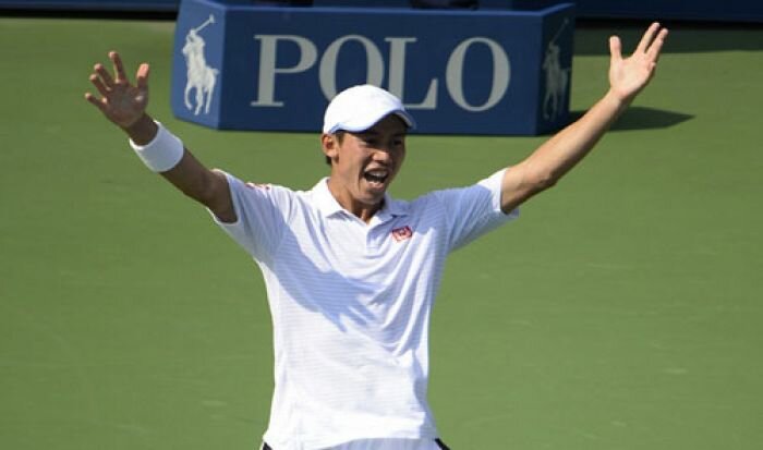 Японский теннисист Кэй Нисикори вышел в финал US Open